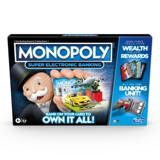 Monopoly Ultimate Rewards, Family Board Game, Cashless Electronic