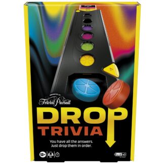 Hasbro Gaming Drop Trivia Electronic Board Game, Reimagined Classic for