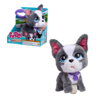 furReal Walk-A-Lots French Bulldog, 10 cm Tall Interactive Toy Dog, for