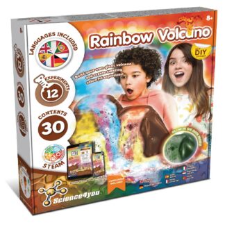 Science4You Rainbow Volcano – Volcano Kit for Kids, Rainbow Lab +