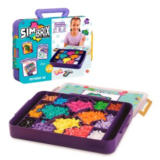 Bizak Simbrix 3D Studio Building Case with 16 Colors Brix, Templates