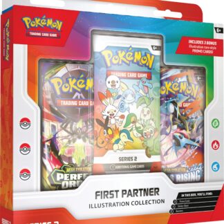 Pokémon TCG: First Partner Illustration Collection—Series 2 (3 Promo Cards, 2 Booster Packs & 1 Sticker Sheet)