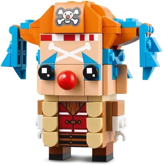 LEGO BrickHeadz One Piece Buggy the Clown 40800, Collectible Building Set, 176 Pieces, Netflix Series Character, Ages 10+ - Image 4