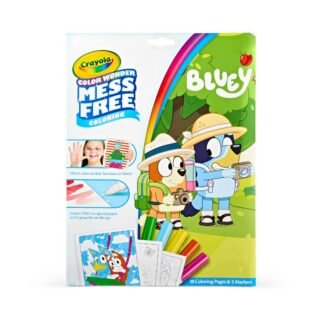 CRAYOLA Bluey Colour Wonder Colouring Set, 18 Colouring Pages, Mess Free Colouring for Toddlers, Toys & Gifts for Kids
