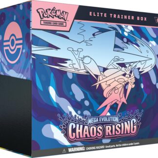 Pokémon TCG: Mega Evolution—Chaos Rising Elite Trainer Box (1 Full-Art Promo Card, 9 Booster Packs & Premium Accessories)