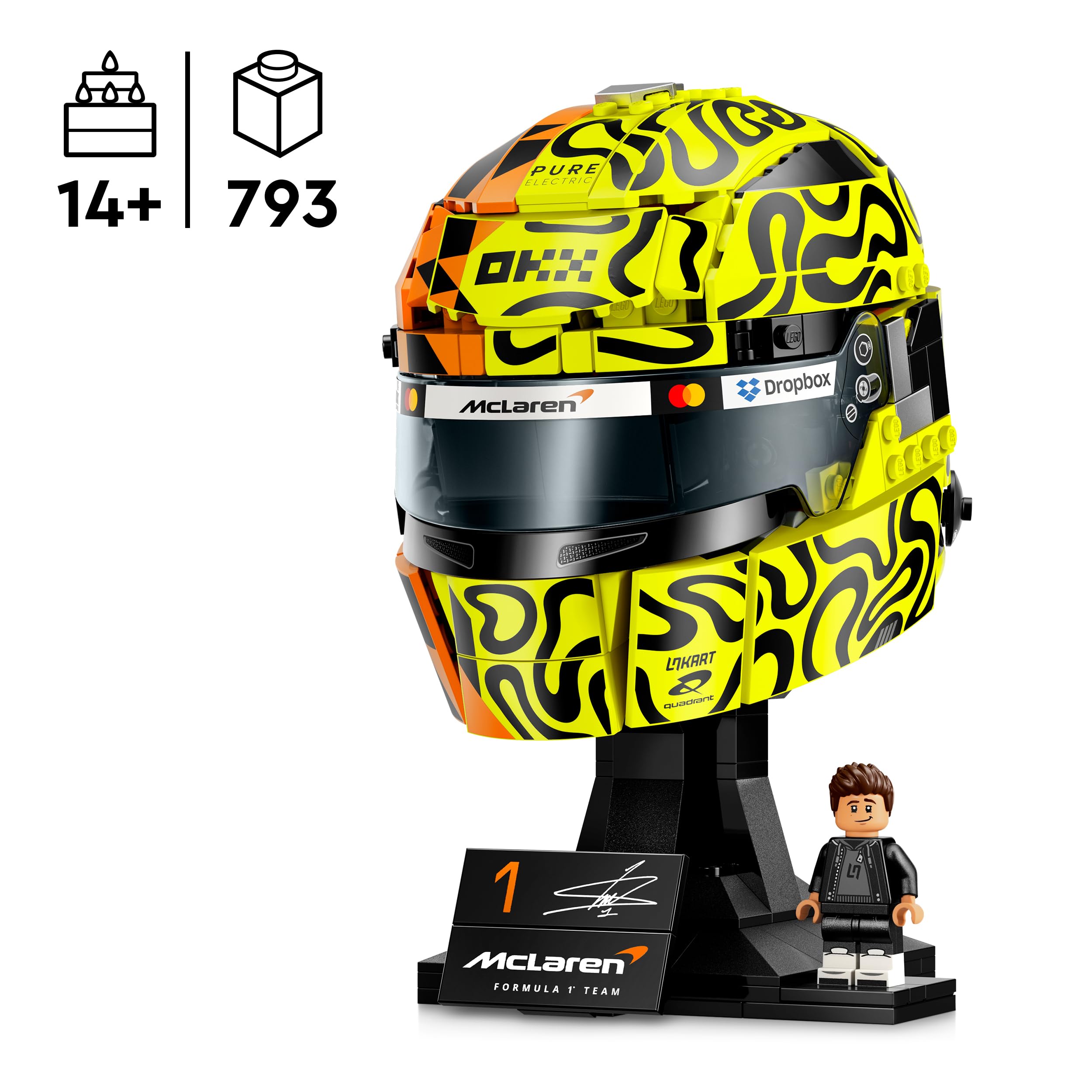 LEGO Editions McLaren Mastercard F1 Team Lando Norris Helmet 43023 - Image 2