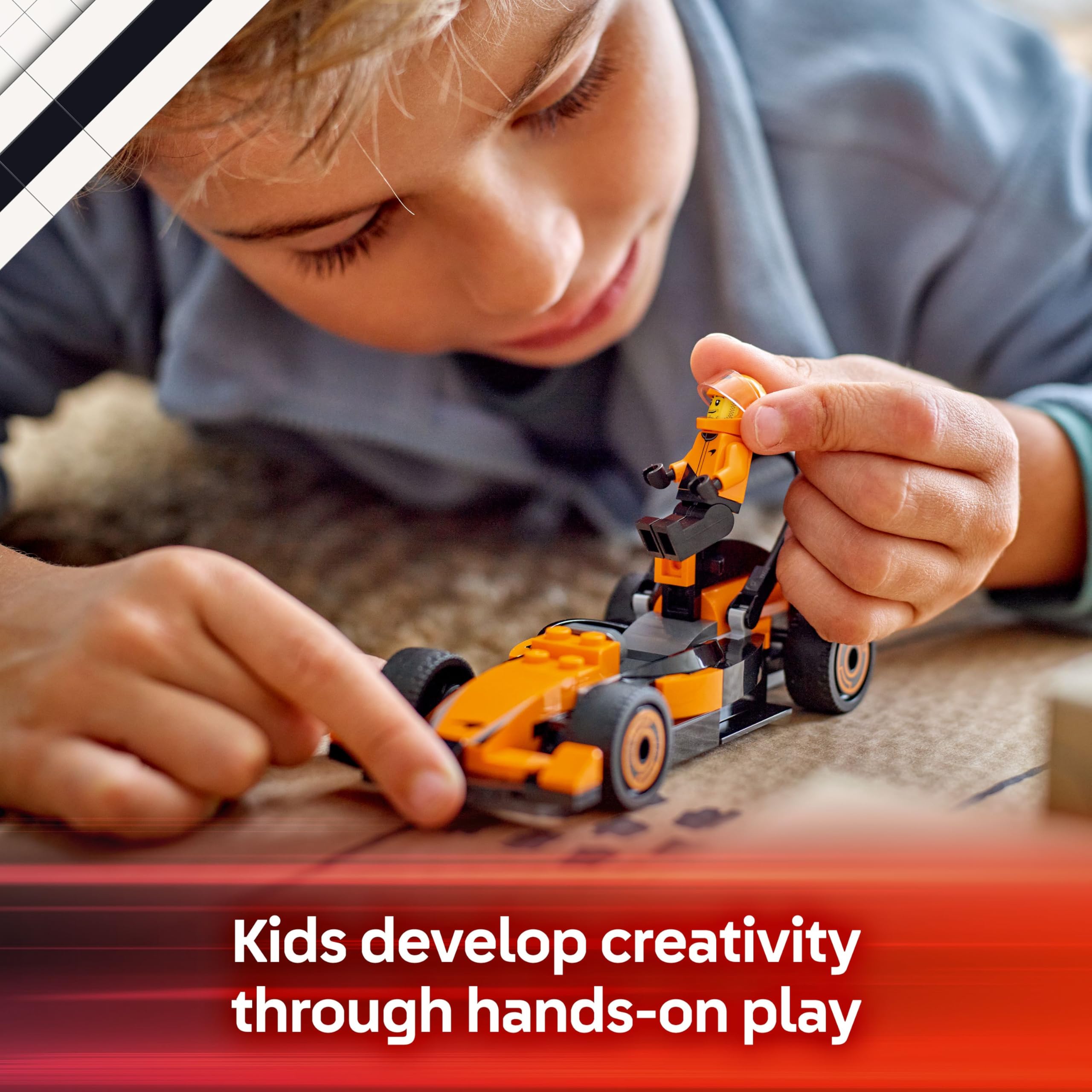 LEGO City F1 Driver with McLaren Race Car 60442 - Image 5