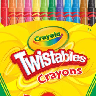 CRAYOLA Twistables Colouring Crayons – Assorted Colours (Pack of 12)