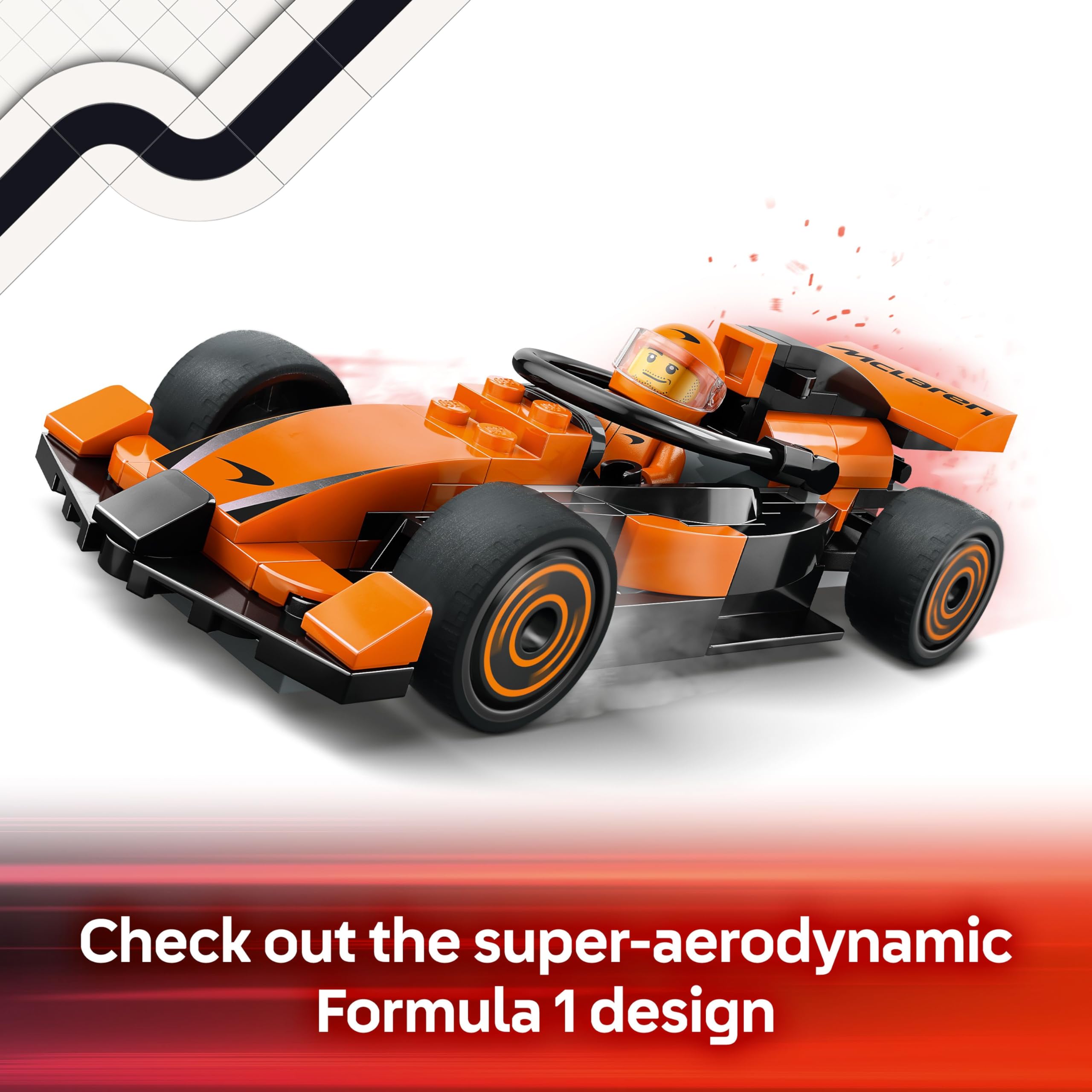 LEGO City F1 Driver with McLaren Race Car 60442 - Image 3