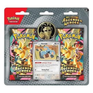 Pokemon TCG: Mega Evolution: Ascended Heroes: 2-Pack Blister (2 Booster Packs, Promo Card & Coin) (Larry's Komala)