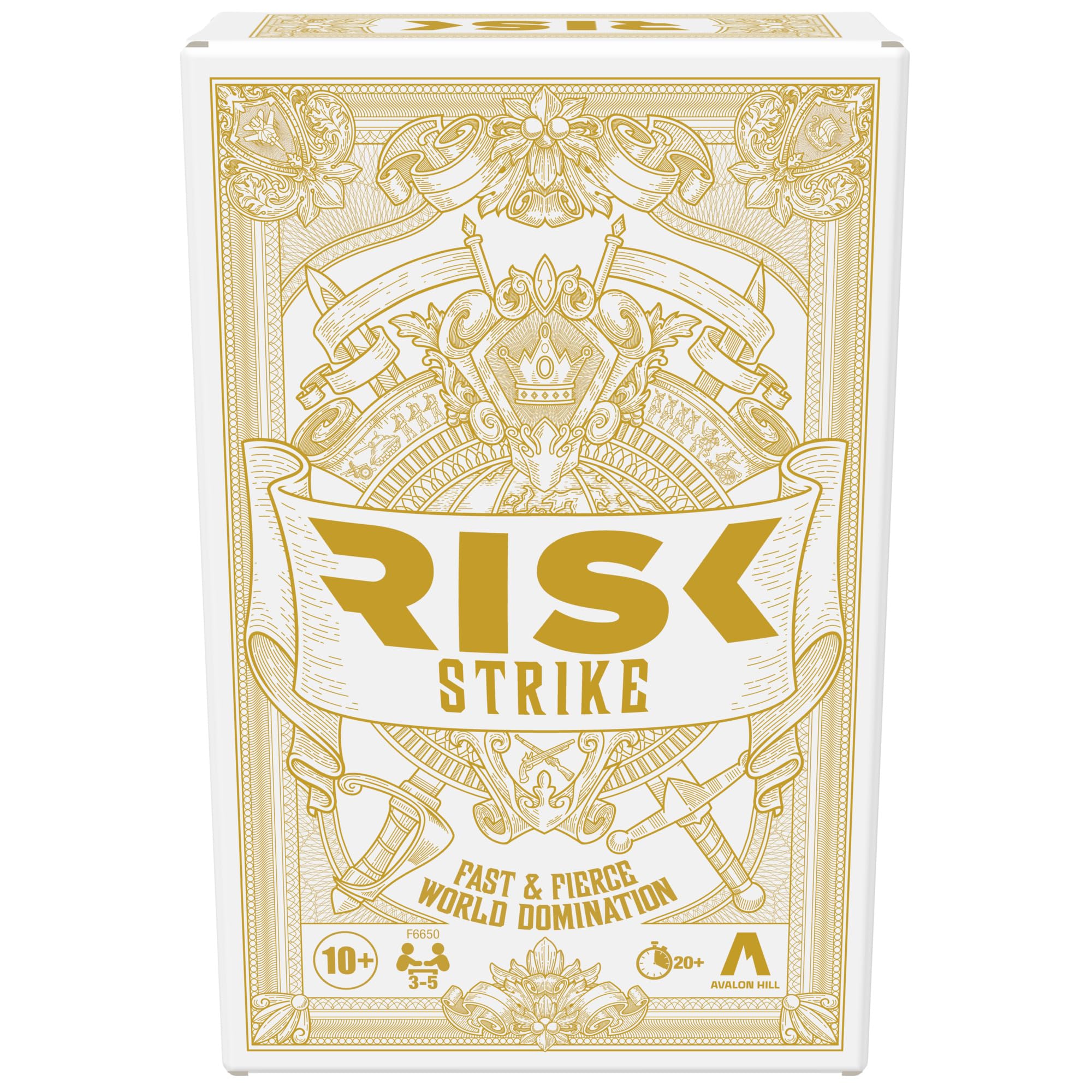 Hasbro Gaming Risk Strike Cards and Dice Game, Quick-Playing Strategy Card Game for 2-5 Players, 20 Min. Average, Family Games, Party Games
