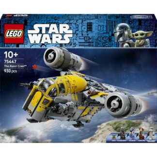 LEGO Star Wars The Razor Crest 75447 | Toys for 10+ Year Old Boys, The Mandalorian & Grogu Model Kit, 4 Minifigures, Grogu Figure, Birthday Gift, 930 Pieces